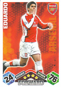 Eduardo da Silva Arsenal 2009/10 Topps Match Attax #15